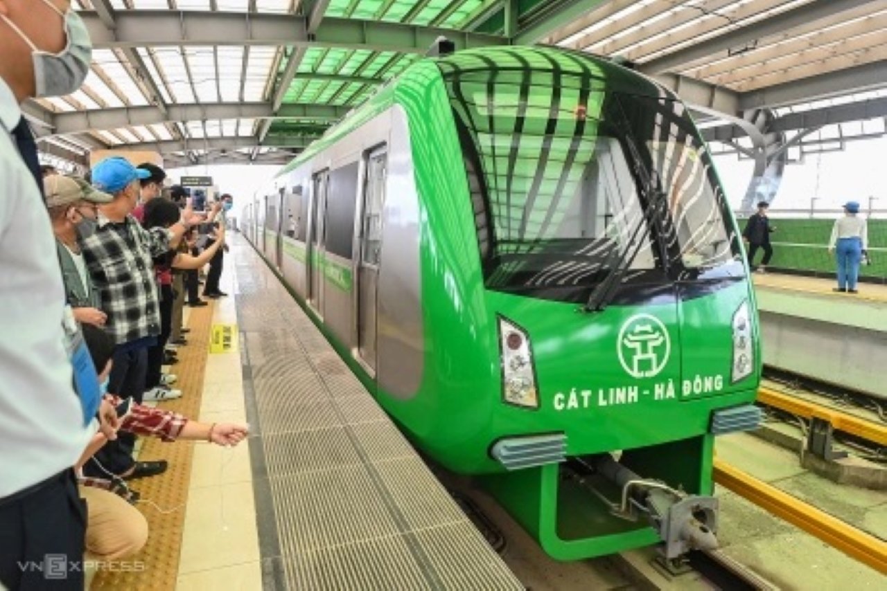 Tàu điện Cát Linh - Hà Đông. (Ảnh minh họa)