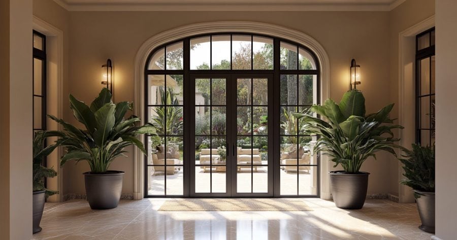 Muốn duy trì nguồn năng lượng tích cực, khu vực trước cửa chính phải sạch sẽ. Ảnh minh họa