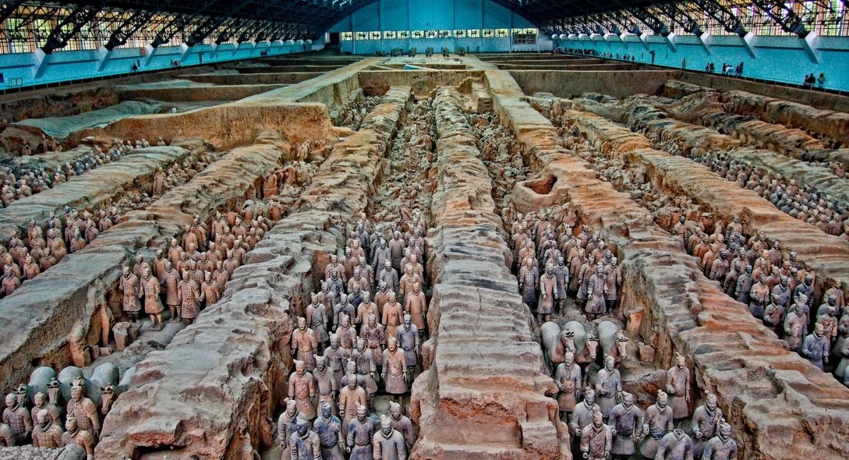 Lăng Tần Thủy Hoàng – công trình được xem là đỉnh cao của kiến trúc lăng mộ Trung Hoa cổ đại