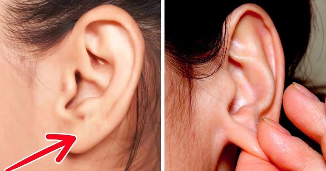 Thường xuyên xoa dái tai giúp trị đau đầu. (Ảnh minh họa)