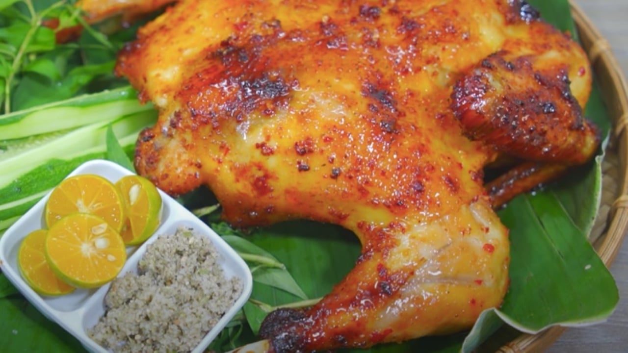 Thành phẩm món gà nướng mật ong thơm ngon