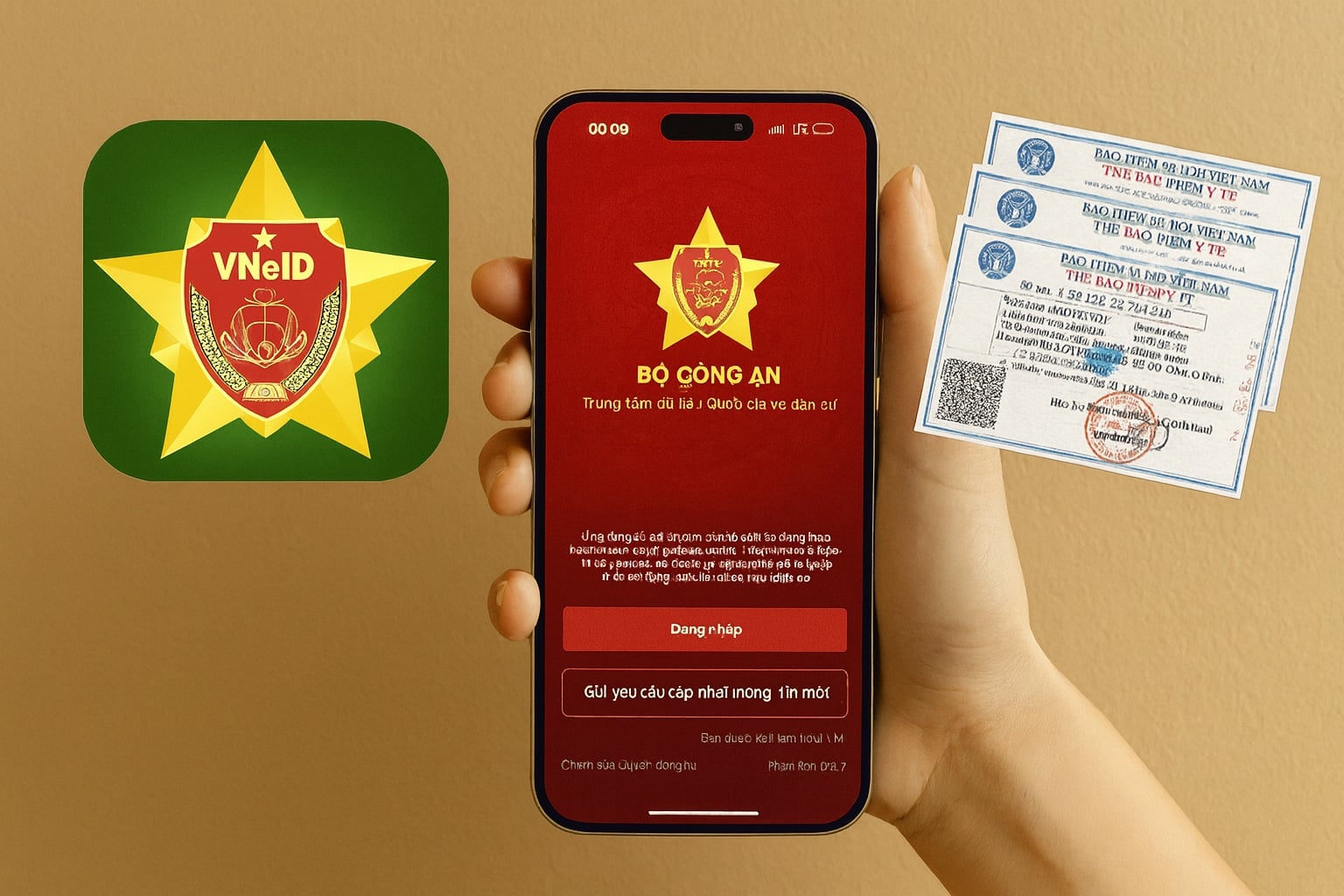 Thẻ BHYT điện tử tích hợp trên VNeID. (Ảnh minh họa)