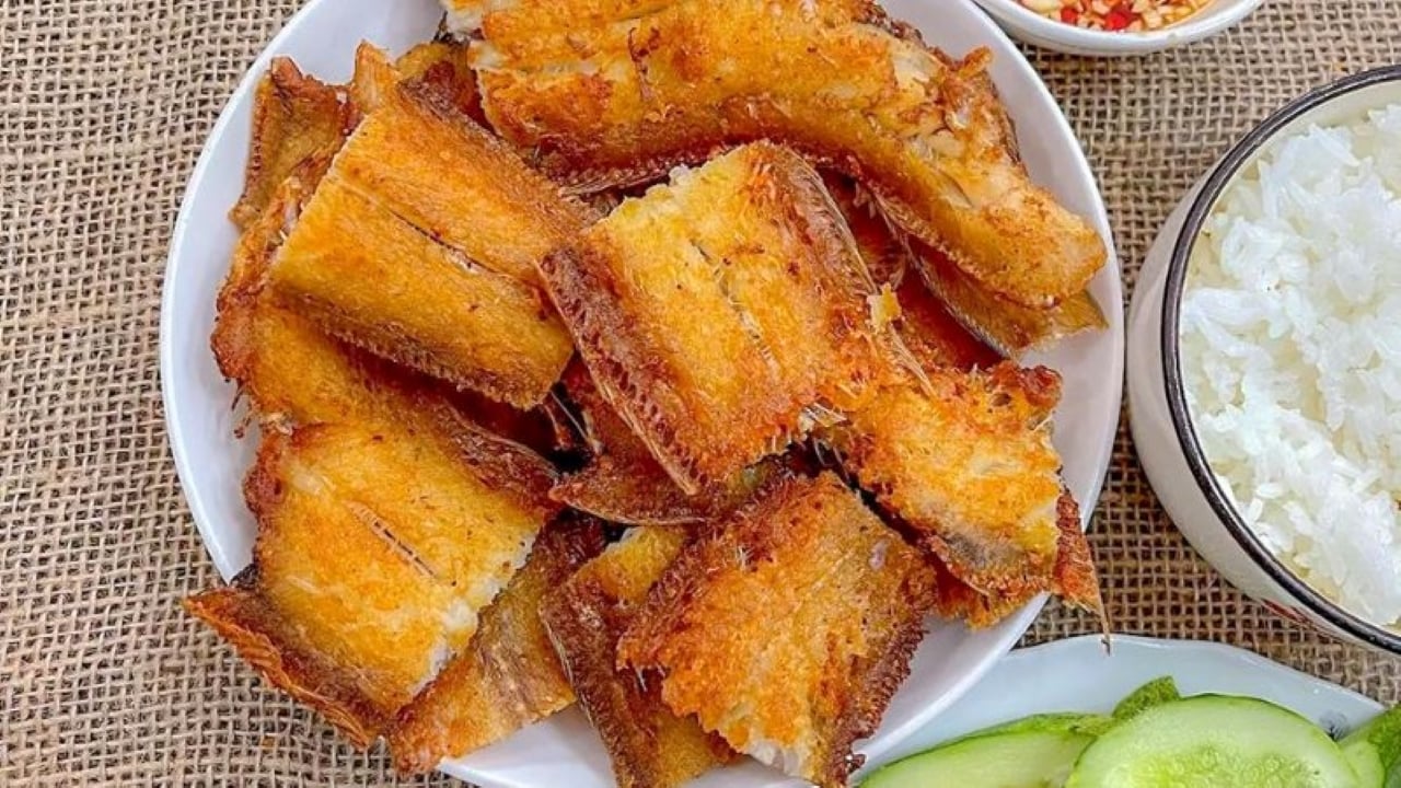 Khô Cá chiên giòn ngon, bớt mặn, không tanh
