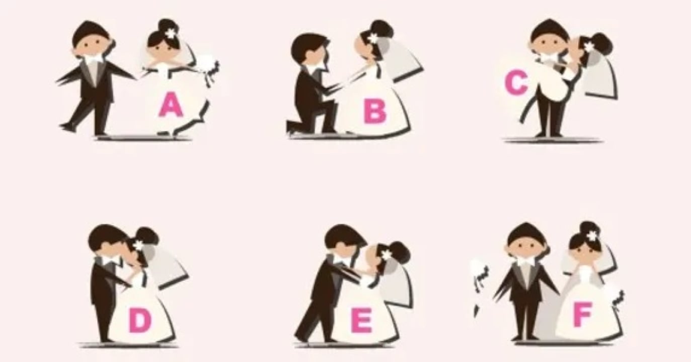 Hãy chọn cặp đôi cô dâu – chú rể mà bạn cảm thấy mức độ ân ái nhiều nhất, đáp án sẽ tiết lộ về cách bạn giữ gìn tình yêu đấy.