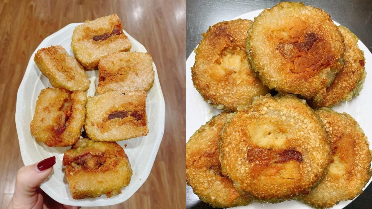 Mẹo rán bánh chưng giòn rụm, không ngấm dầu mỡ, ăn không ngấy