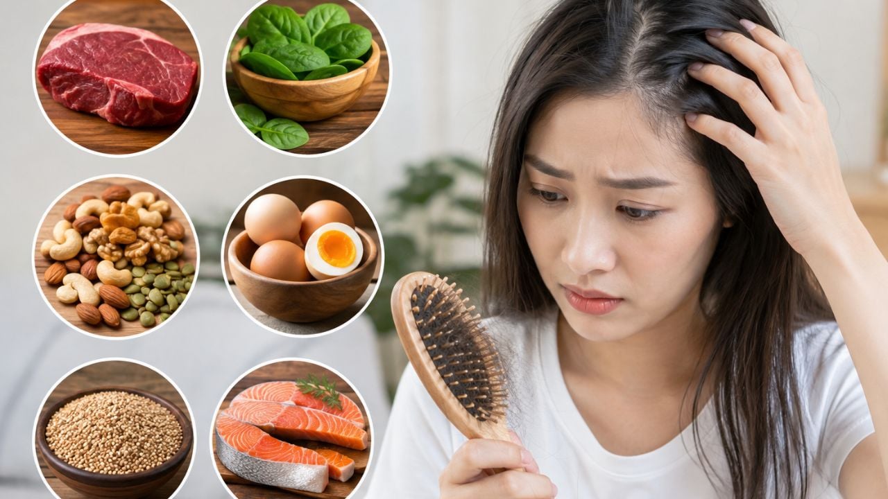 Rụng tóc nhiều có nên uống vitamin và thực phẩm bổ sung không?