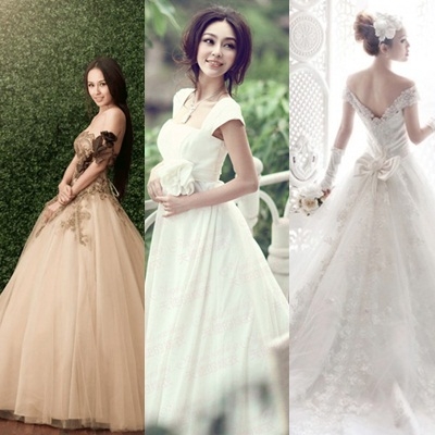 Cách chọn váy cưới đẹp cho cô dâu bầu 2023  Nicole Bridal