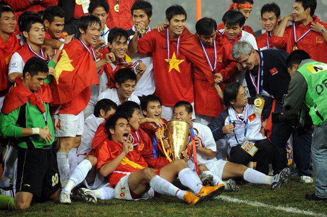 ĐT Việt Nam vô địch AFF Cup 2008.