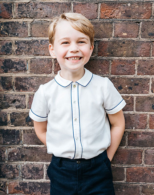 Con trai cả của William và Kate, Hoàng tử George, tròn 5 tuổi.