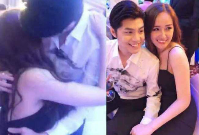Noo Phước Thịnh thoải mái ôm hôn Mai Phương Thuý tại buổi tiệc.