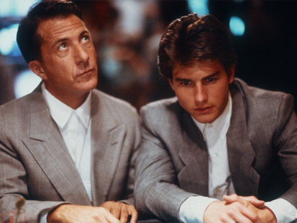 Dustin Huffman và Tom Cruise trong Rain Men.