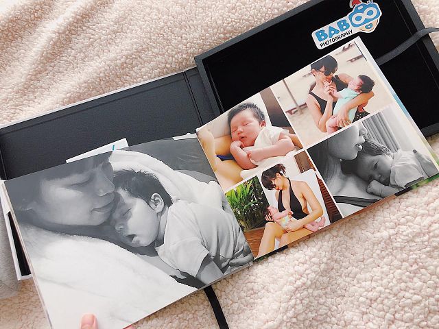 Trên trang cá nhân của Hà Anh có chia sẻ về cuốn ảnh kỉ niệm 1 tháng đầu đời của cô con gái đầu lòng Myla và kèm những lời nhắn nhủ khá 