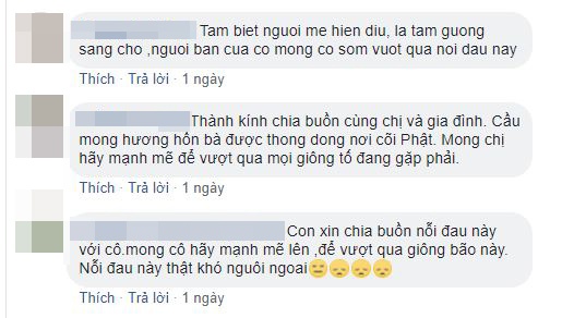 Loạt sao Việt gửi lời chia buồn, động viên ca sĩ Như Quỳnh.