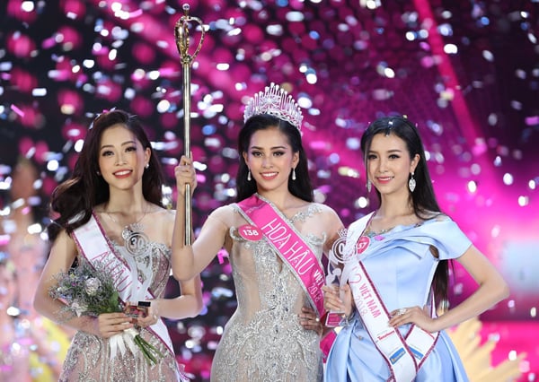 Top 3 Hoa hậu Việt Nam 2018.