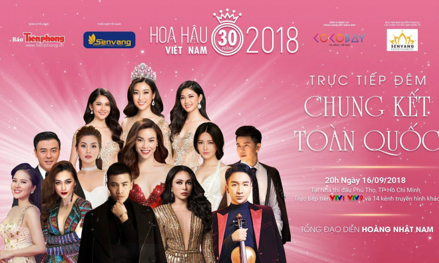 Đêm Chung kết Hoa hậu Việt Nam diễn ra vào ngày 16.9 tại Nhà thi đấu Phú Thọ (TP.HCM), được truyền hình trực tiếp lúc 20h00 trên VTV1, VTV9, cùng 14 đài truyền hình khác trong nước. 