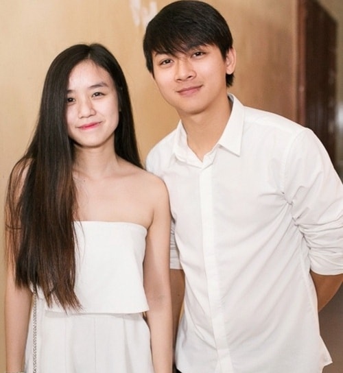 Hoài Lâm và bạn gái Bảo Ngọc.