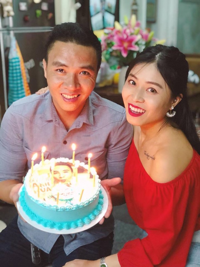 Những hình ảnh trong tiệc sinh nhật tại gia của bạn trai MC Hoàng Linh.