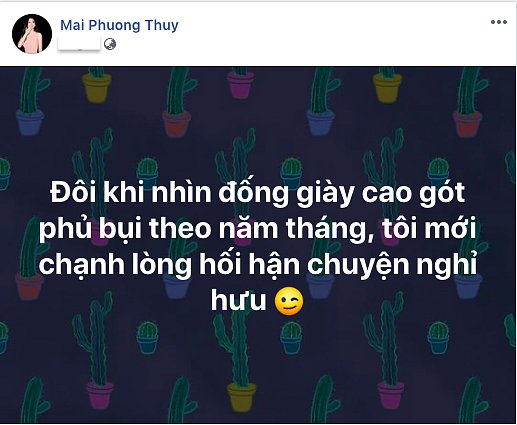Dòng tâm sự của Hoa hậu Mai Phương Thúy.