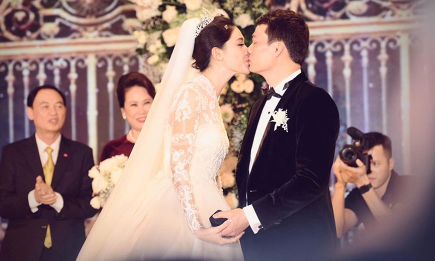 Hình ảnh lãng mạn tròn đám cưới Á hậu Thanh Tú.