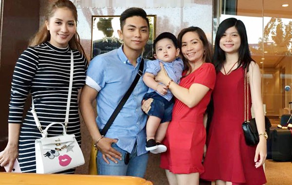 Mối quan hệ giữa Khánh Thi và gia đình Phan Hiển dần êm ấm kể từ khi sinh cậu nhóc đầu lòng Kubi.