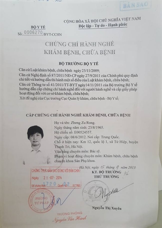 bac si nguoi trung quoc m
