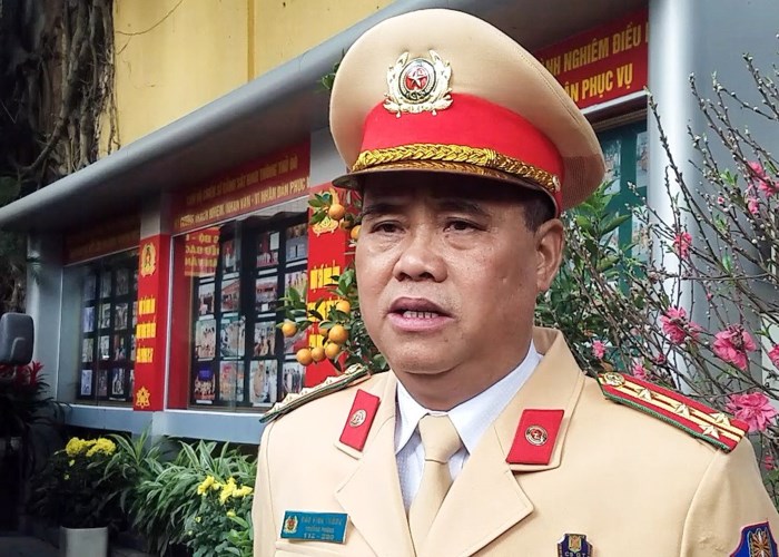 Đại tá Đào Vịnh Thắng, Trưởng phòng CSGT đường bộ – đường sắt CATP Hà Nội.