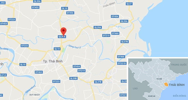 Tai nạn xảy ra tại địa phận xã Đông Xuân, huyện Đông Hưng, Thái Bình