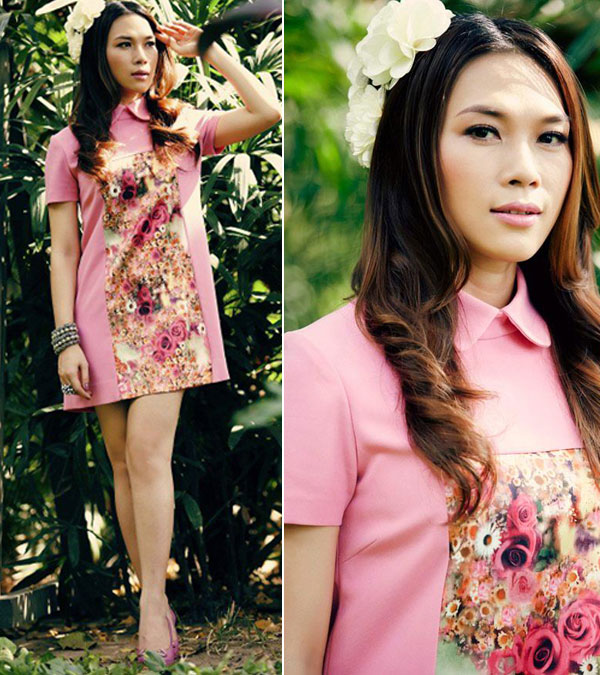 Đầm suông ngắn tay họa tiết hoa SIXDO - Đầm, váy nữ | ThờiTrangNữ.vn