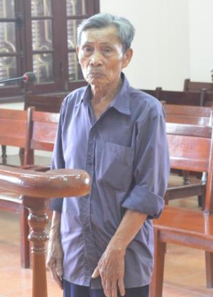 Bị cáo Phạm Văn Thuận tại phiên tòa xét xử
