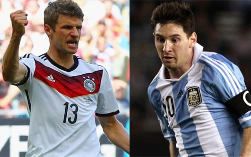 Argentina vs Đức.