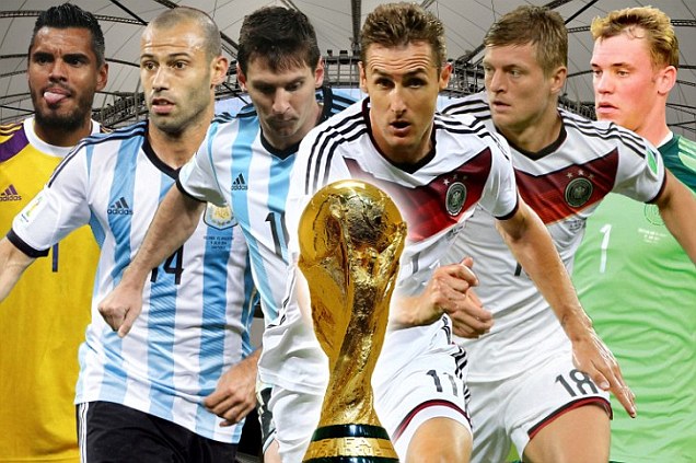 Đức đấu với Argentina 