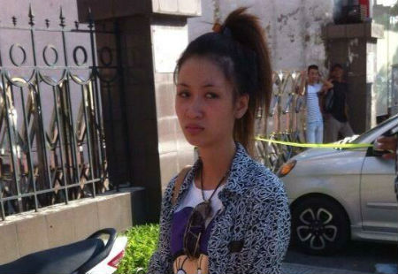 Nguyễn Thị Thùy Linh bị bắt khi đang giao ma túy đá