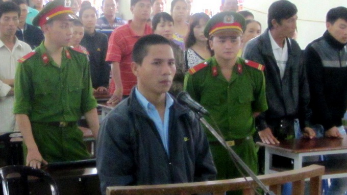 Bị cáo Trương Văn Thành tại tòa