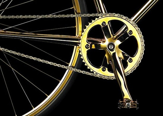 xe đạp nạm vàng