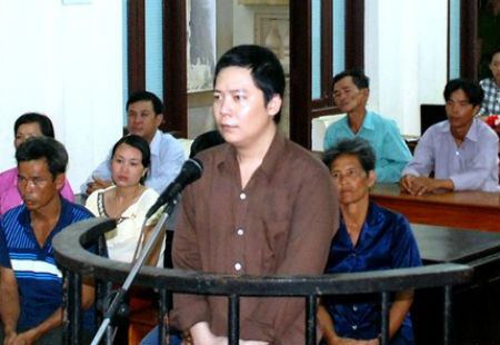 Bị cáo Phan Văn Hội tại phiên tòa