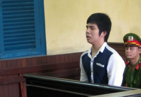 Bị cáo Trần Ngọc Thuận tại phiên tòa xét xử