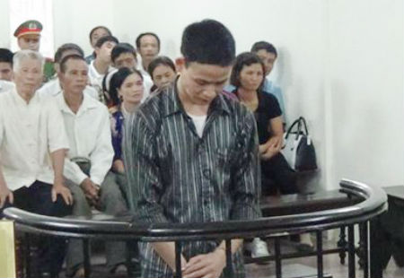 Nguyễn Ngọc Vĩnh tại phiên tòa xét xử