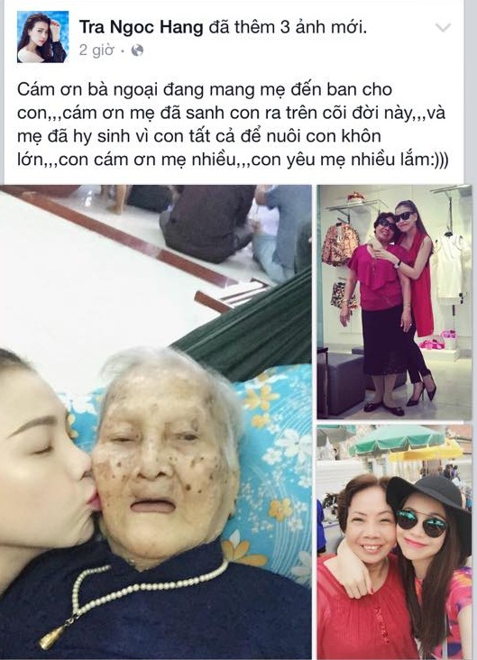 Sao Việt bày tỏ tình cảm nhân Ngày của mẹ