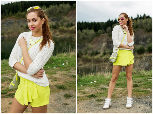 10 cách mặc trang phục màu vàng neon hợp xu hướng 2015