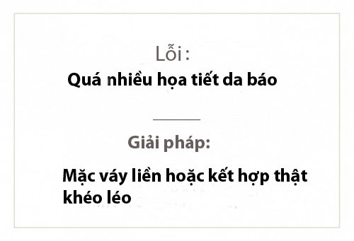 Giải cứu 5 lỗi thời trang dìm hàng phái đẹp