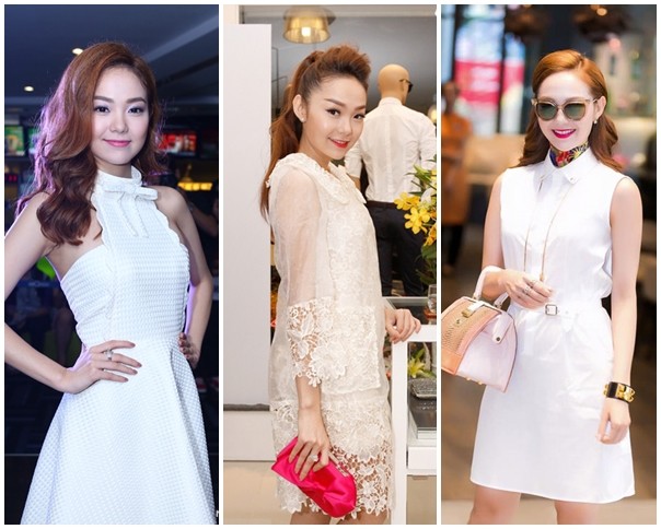 5 mỹ nhân dùng gam trắng thông minh nhất showbiz Việt