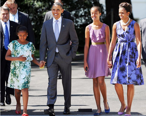 Gu thời trang sành điệu của hai nàng công chúa nhà Obama