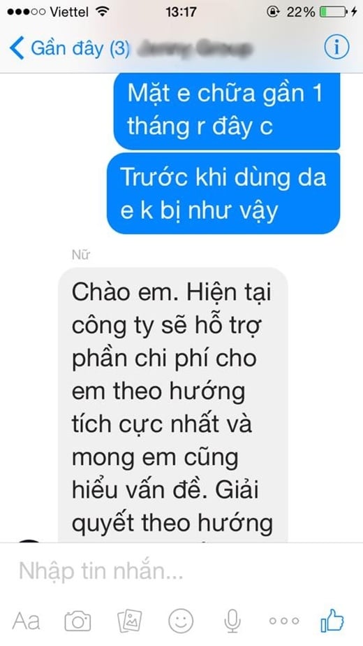 kem trộn hại da 