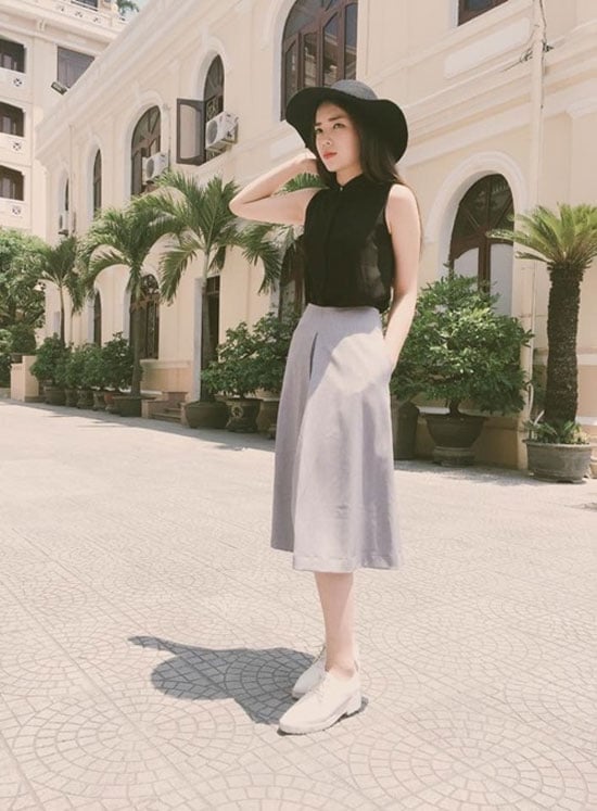 Sao Việt chinh phục ánh nhìn với quần culottes cực chất