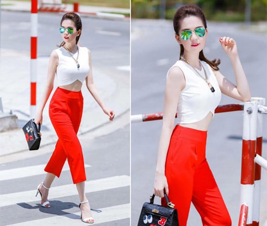 Sao Việt chinh phục ánh nhìn với quần culottes cực chất