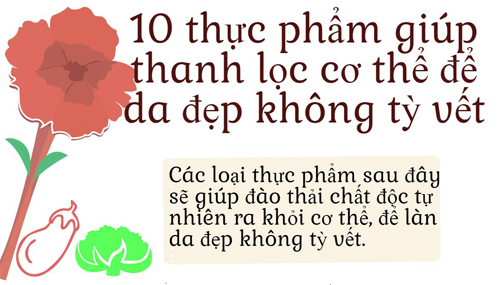 thực phẩm thanh lọc cơ thể 