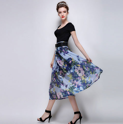 Bộ sưu tập 20 kiểu chân váy midi phong cách Hàn đẹp nhất 2015