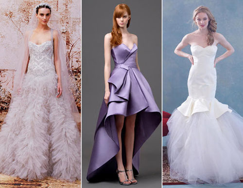 10 màu váy cưới tuyệt đẹp giúp cô dâu nổi bật