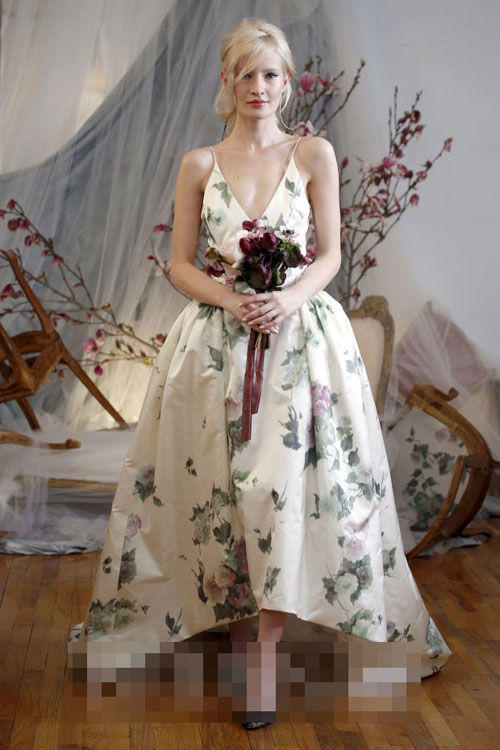 10 mẫu váy cưới ngọt ngào cho cô dâu mùa xuân 2016