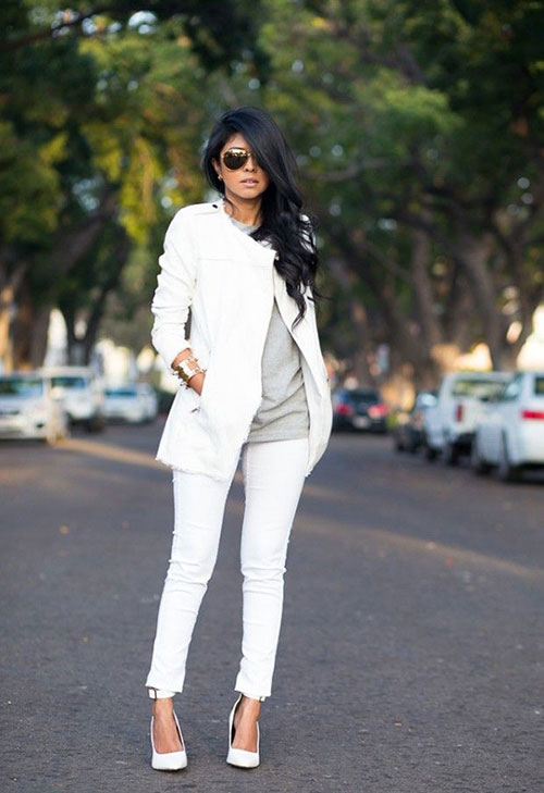 Quần trắng: chiếc quần vạn năng của phái đẹp
